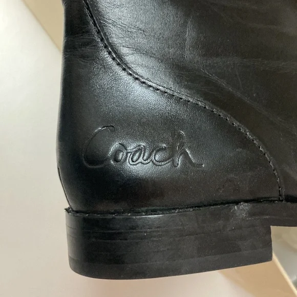BNIB Coach leather boots - Picture 3 of 7